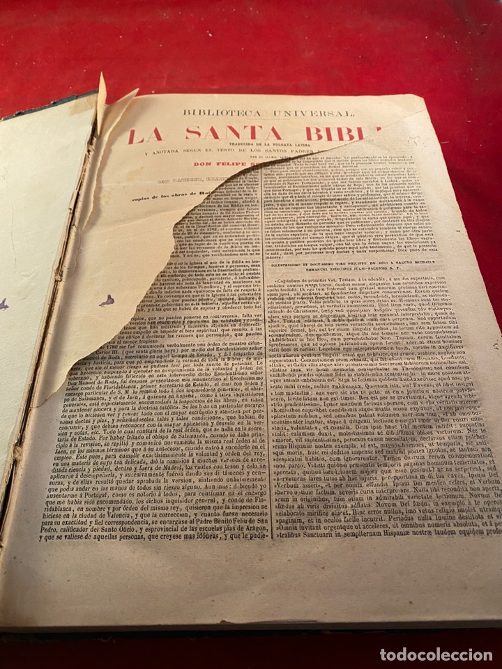 Libros antiguos: LA SANTA BIBLIA - Foto 2