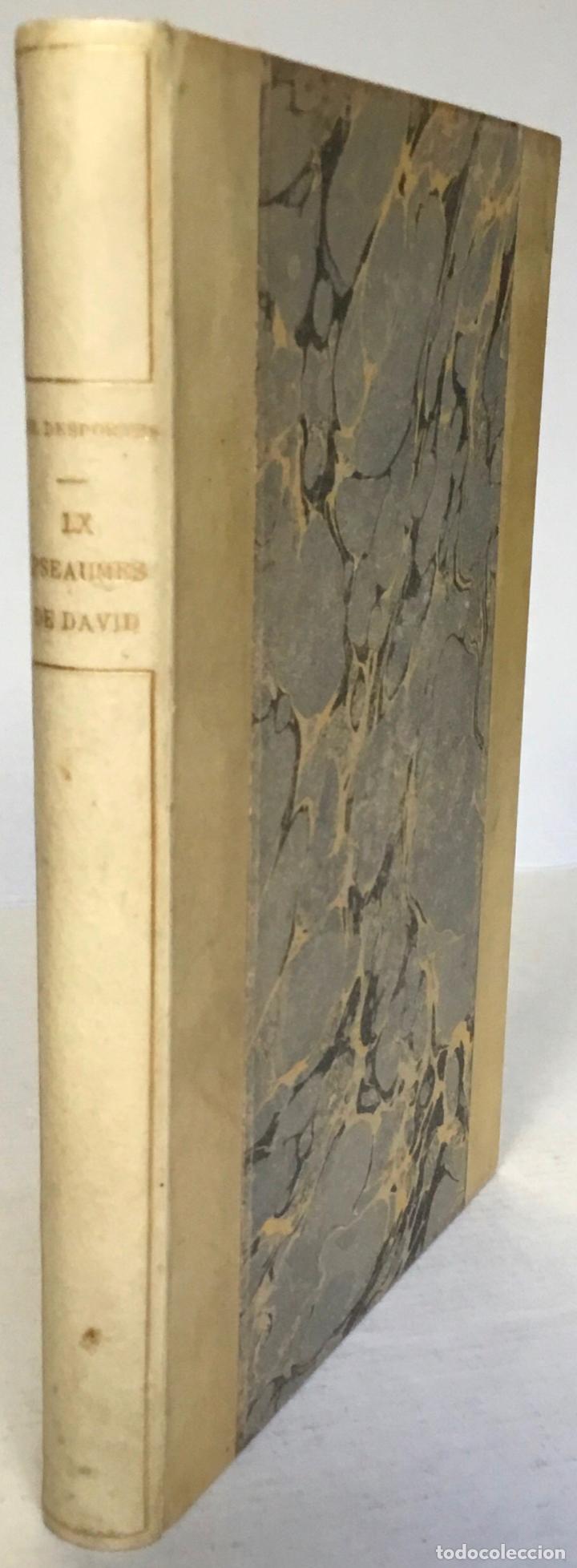 Libros antiguos: LX PSEAUMES DE DAVID. - DESPORTES, PH. - Foto 2