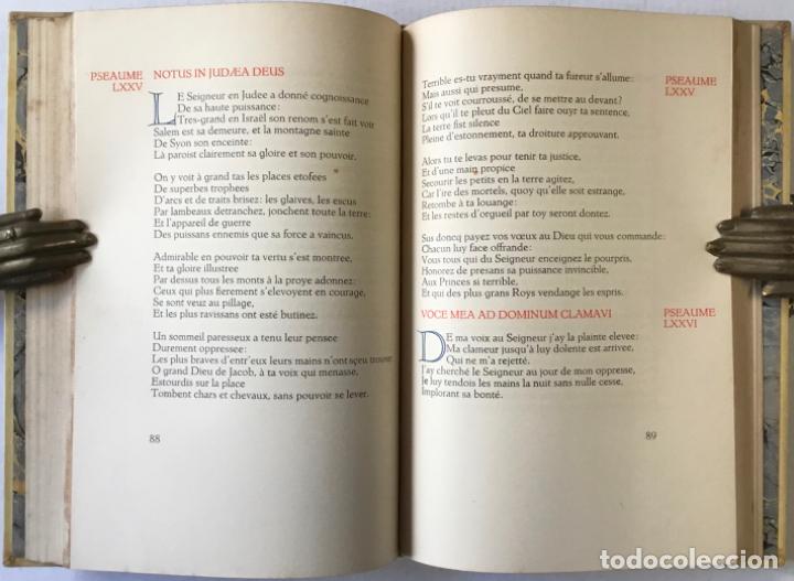 Libros antiguos: LX PSEAUMES DE DAVID. - DESPORTES, PH. - Foto 5
