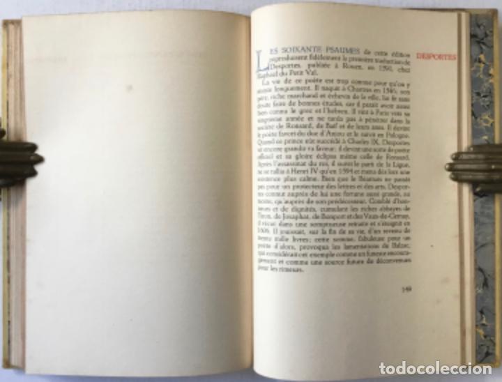 Libros antiguos: LX PSEAUMES DE DAVID. - DESPORTES, PH. - Foto 7