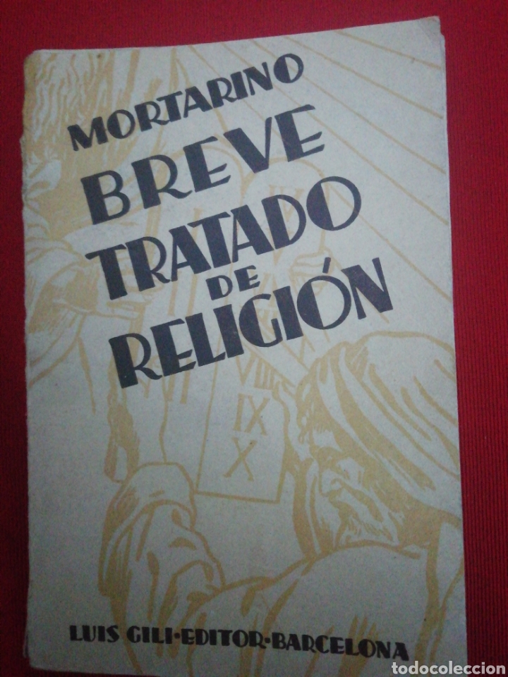 Antiquarische B&uuml;cher: Breve tratado de religi&oacute;n - Jose Montarino - 1935