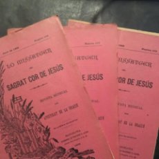 Libros antiguos: LO MISSATGER DEL SAGRAT COR DE JESUS, REVISTA MENSUAL, JANER FEBRER I MARÇ 1906. Lote 241452675