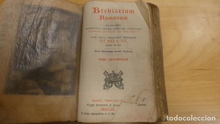 Libros antiguos: BREVARIU ROMANUM - Foto 4