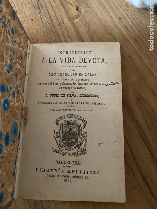 Libros antiguos: Vida devota 1877 - Foto 3