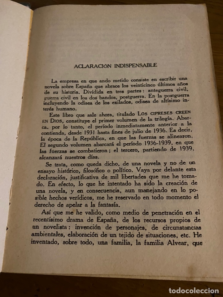 Libros antiguos: Los cipreses creen en Dios - Foto 4