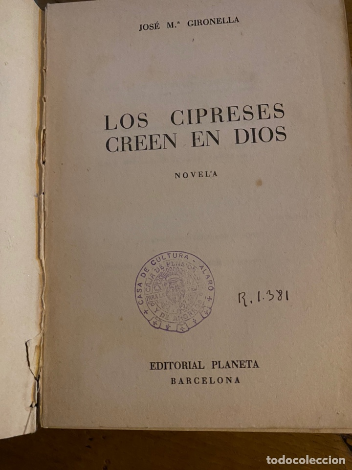 Libros antiguos: Los cipreses creen en Dios - Foto 5