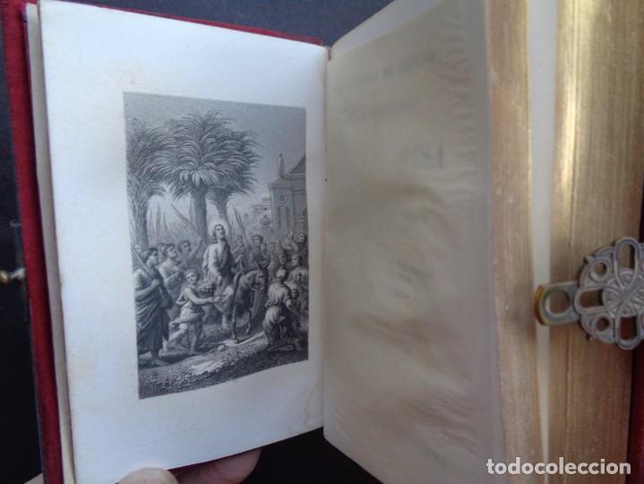 Libros antiguos: LIBRO DE RELIGION CON PASTAS DE NACAR - Foto 5