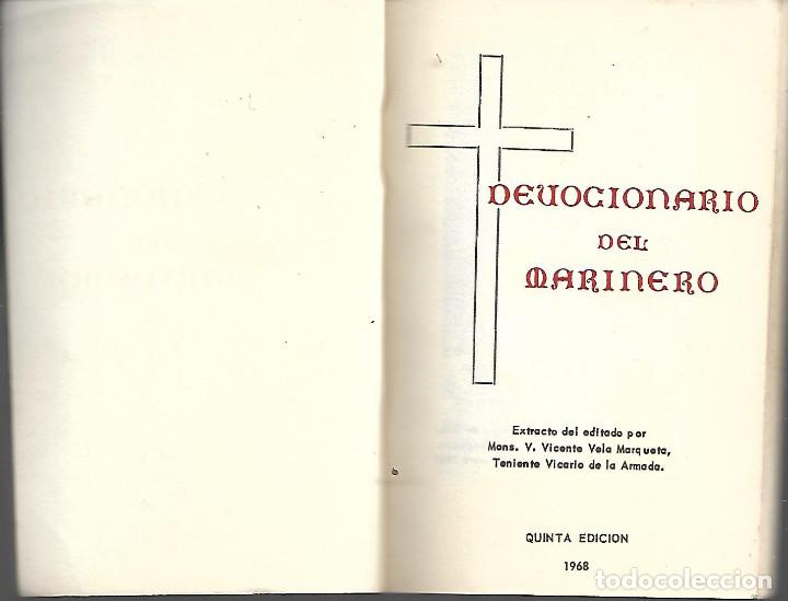 Libros antiguos: ANTIGUO LIBRO DEVOCIONARIO DEL MARINERO 1968