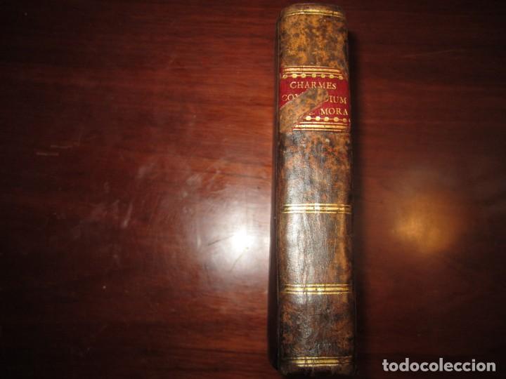 Livros antigos: COMPENDIUM THEOLOGIAE MORALIS THOMA EX CHARMES 1806 MATRITI