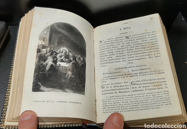 Libros antiguos: OFICIO DE LA SEMANA SANTA, 1854. - Foto 4