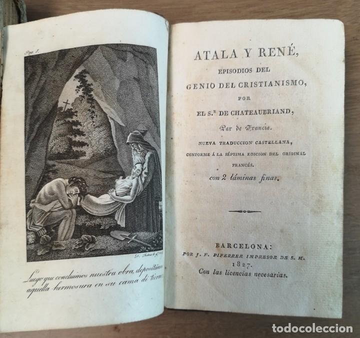 Libros antiguos: Atala y Ren&eacute; - Foto 5