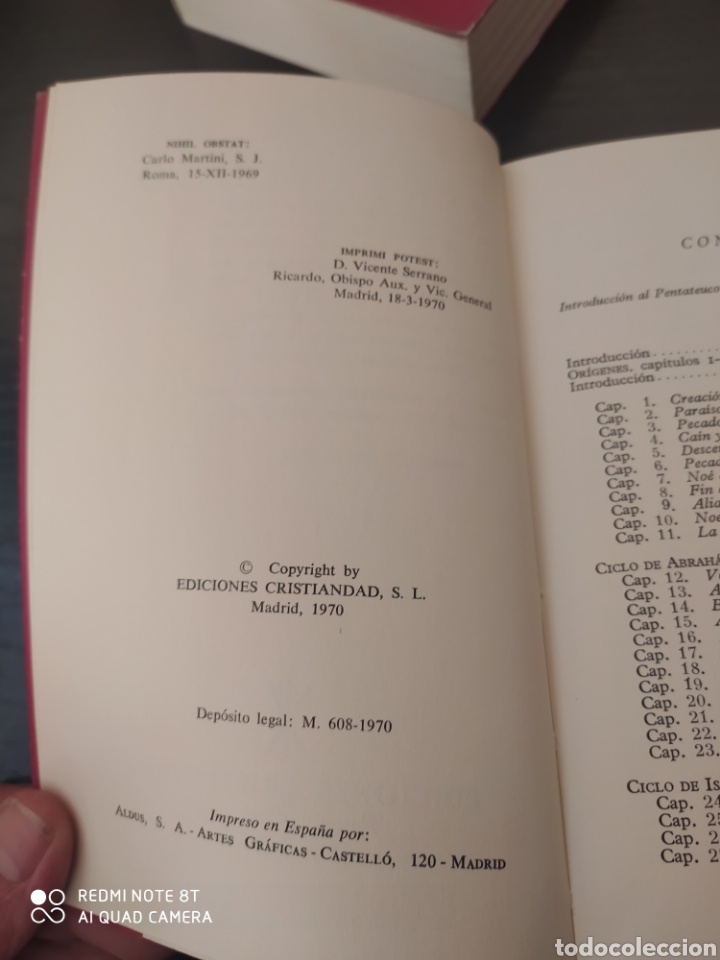 Libros antiguos: Pentateuco I y Pentateuco ll - Foto 3