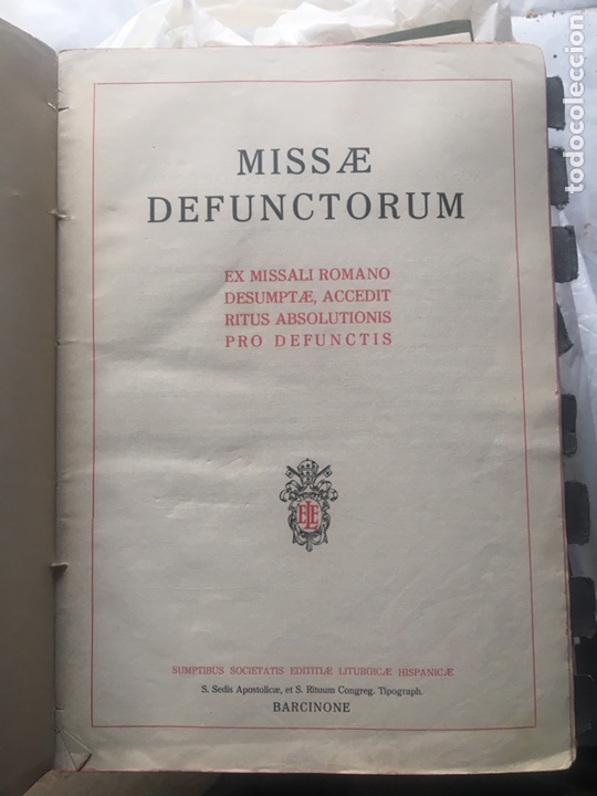 Libros antiguos: Missae - Foto 1