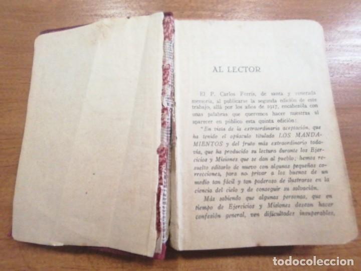 Libros antiguos: Libro los mandamientis 1931 - Foto 4