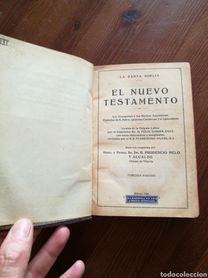 Libros antiguos: El Nuevo Testamento - Foto 2