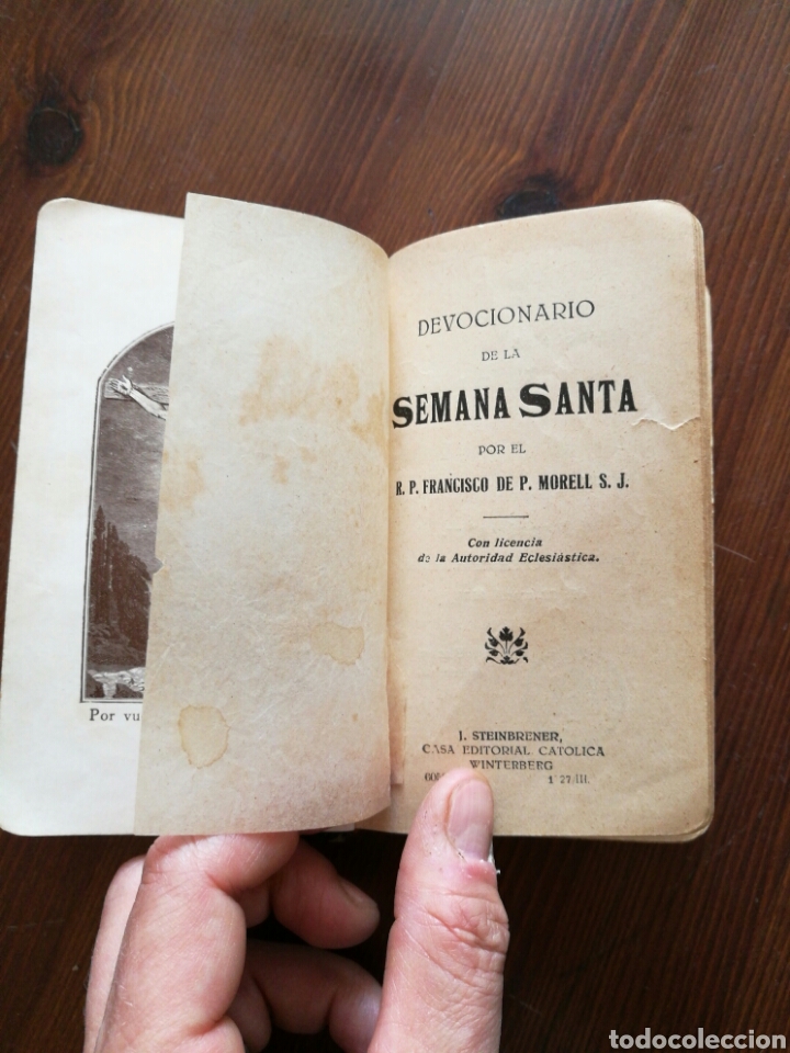 Libros antiguos: DEVOCIONARIO DE LA SEMANA SANTA