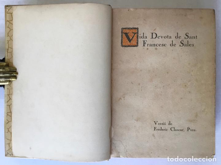 Libros antiguos: INTRODUCCI&Oacute; A LA VIDA DEVOTA. - SALES, Sant Francesc de. - Foto 2