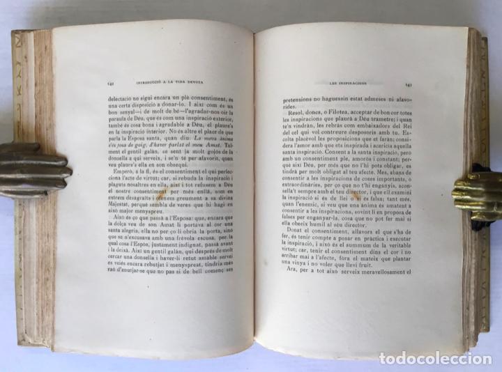 Libros antiguos: INTRODUCCI&Oacute; A LA VIDA DEVOTA. - SALES, Sant Francesc de. - Foto 6