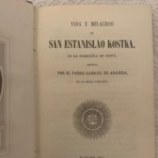 Libros antiguos: VIDA DE SAN ESTANISLAO, 1962 BARCELONA. Lote 275487533