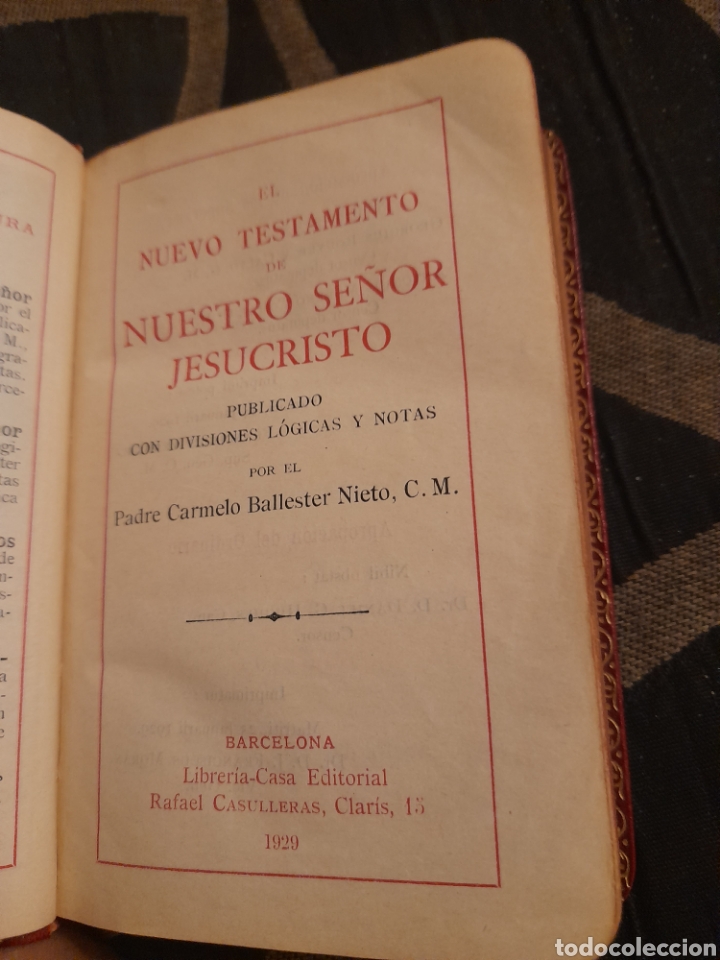 el nuevo testamento de nuestro señor jesucristo - Buy Antique books about  religion on todocoleccion