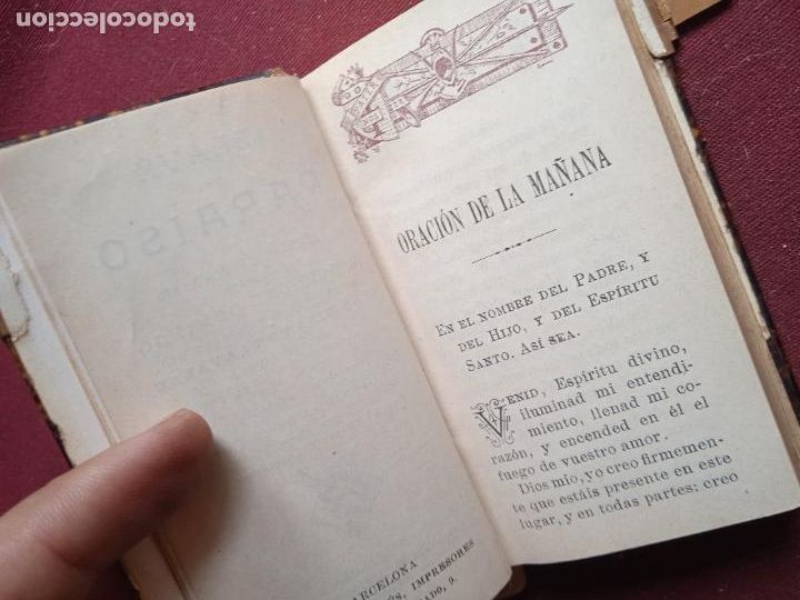 Libros antiguos: Llave del Para&iacute;so. Devocionario. 1906 - Foto 5