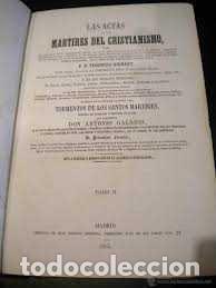 Libros antiguos: Actas de los m&aacute;rtires - Foto 1
