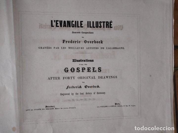 Old books: L'Evangile ilustre quarante compositiones 35x44 cm