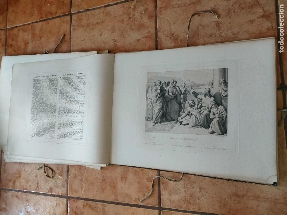 Libros antiguos: LEvangile ilustre quarante compositiones 35x44 cm - Foto 15