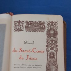 Libros antiguos: MISAL MISSEL DU SACRÉ-COEUR DE JESUS N°154. LIMOGES. PAUL MELLOTTÉE. MISAL SAGRADO CORAZÓN