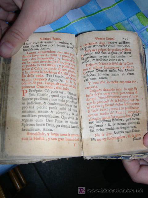 Libros antiguos: OFICIO DE SEMANA SANTA 11CM - Foto 1