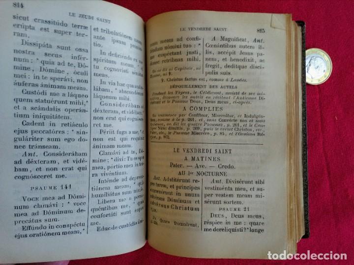 Libros antiguos: Libro antiguo 1896 Paroissien - Foto 6