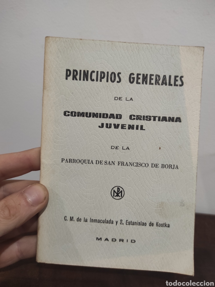 Antiquarische B&uuml;cher: PRINCIPIOS GENERALES COMUNIDAD CRISTIANA JUVENIL. PARROQUIA S. FRANCISCO BORJA. MADRID