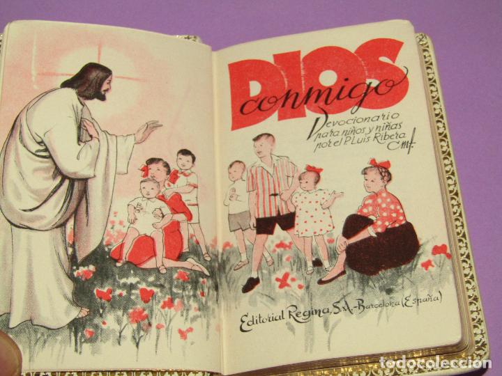 Libri antichi: Antiguo Devocionario para Ni&ntilde;os y Ni&ntilde;as * DIOS CONMIGO * con Ilustraciones - A&ntilde;o 1960