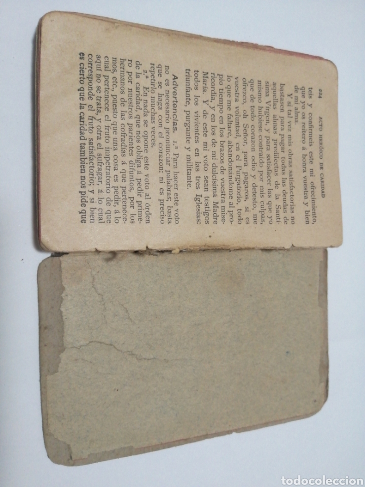 Libros antiguos: DEVOCIONARIO MANUAL LIBRO ANTIGUO - Foto 5