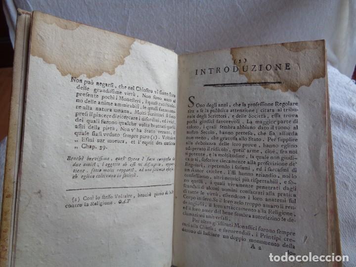 Libros antiguos: DELLO STATO DE REGOLARI 1784 - Foto 4