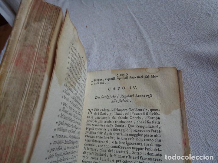 Libros antiguos: DELLO STATO DE REGOLARI 1784 - Foto 8