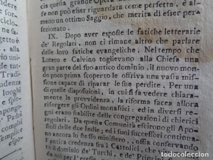Libros antiguos: DELLO STATO DE REGOLARI 1784 - Foto 10