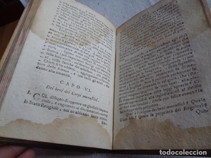 Libros antiguos: DELLO STATO DE REGOLARI 1784 - Foto 13