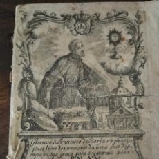 Libros antiguos: SEGURO REFUGIO CONTRA AZOTE DE TERREMOTOS. SAN FRANCISCO DE BORJA. ÉVORA 1756. PORTUGAL.