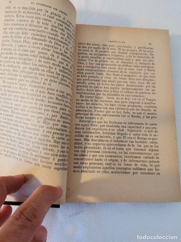 Libros antiguos: El interior de Jes&uacute;s y de Maria - Foto 3