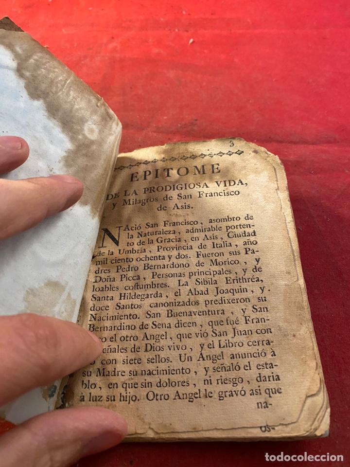 Libros antiguos: EP&Iacute;TOME DE LA PRODIGIOSA VIDA, Y MILAGROS DE SAN FRANCISCO DE AS&Iacute;S