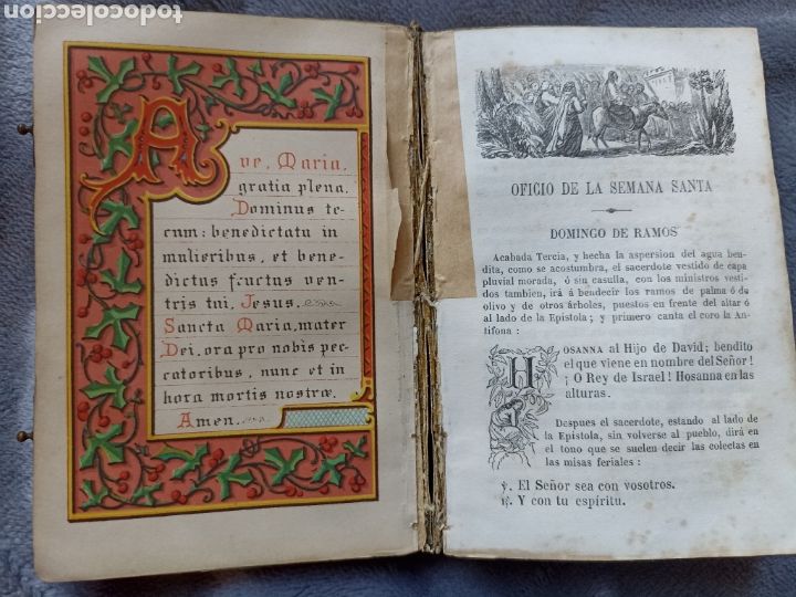 Libros antiguos: Oficio divino, Paris, 1869. - Foto 4