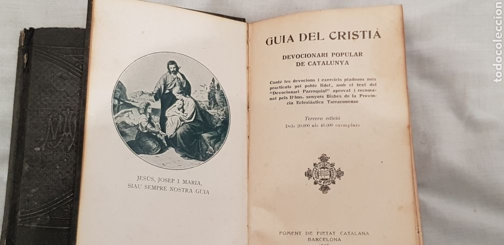 Libros antiguos: Guia del Cristi&agrave; 1925 Devocionari - Foto 2