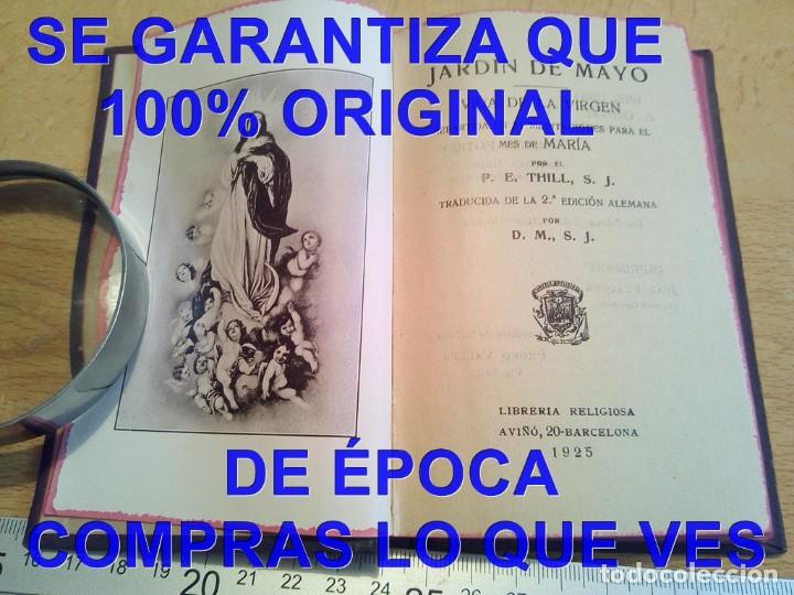 Libros antiguos: VIDA DE LA VIRGEN MES DE MAYO E THILL 1925 U81 - Foto 1