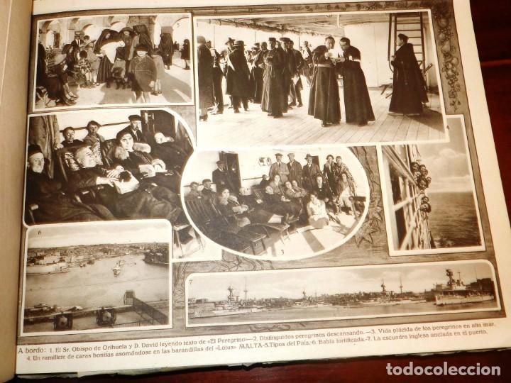 Libros antiguos: Album recuerdo de la 2ª peregrinacion Hispano Americana a tierra Santa y Roma 1925, dibujos y fotogr - Foto 6 - 305145073