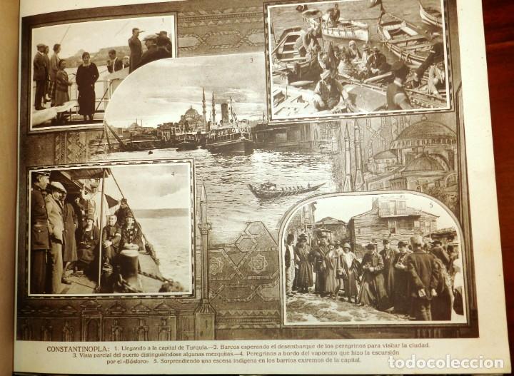 Libros antiguos: Album recuerdo de la 2ª peregrinacion Hispano Americana a tierra Santa y Roma 1925, dibujos y fotogr - Foto 8 - 305145073