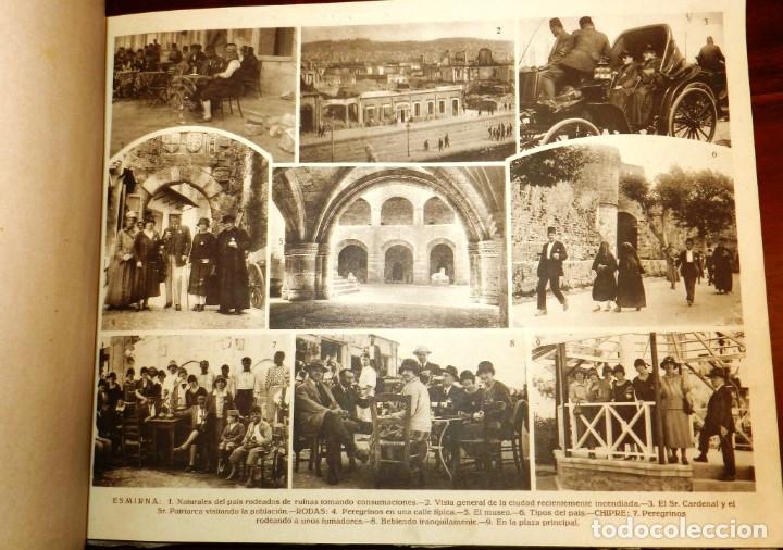 Libros antiguos: Album recuerdo de la 2ª peregrinacion Hispano Americana a tierra Santa y Roma 1925, dibujos y fotogr - Foto 9 - 305145073