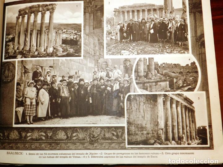 Libros antiguos: Album recuerdo de la 2ª peregrinacion Hispano Americana a tierra Santa y Roma 1925, dibujos y fotogr - Foto 10 - 305145073