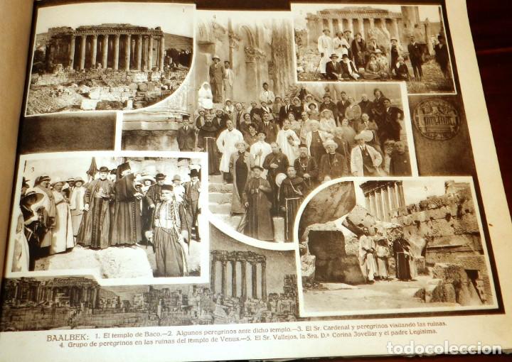 Libros antiguos: Album recuerdo de la 2ª peregrinacion Hispano Americana a tierra Santa y Roma 1925, dibujos y fotogr - Foto 11 - 305145073