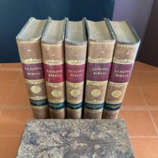 Libros antiguos: SANTA BIBLIA, VULGATA - TORRES AMAT, CON NOTAS PADRE SCIO. COMPLETA 12 T. / 6 V. 1885